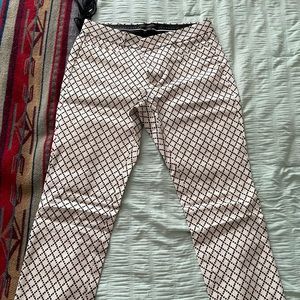 Banana Republic Diamond Pattern Sloan Dress Pants Size 4S